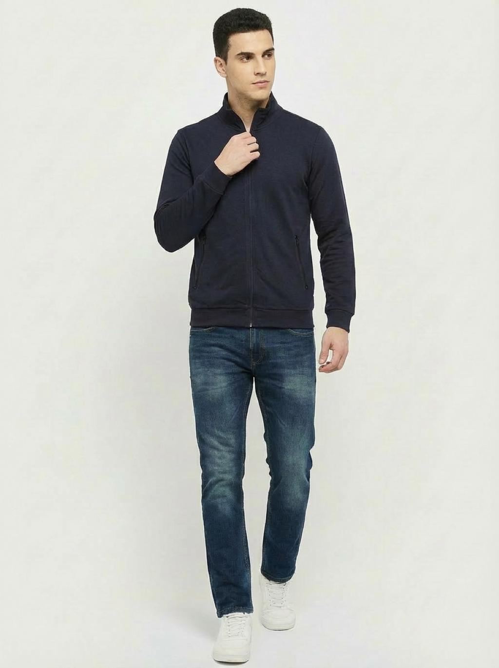 CMP Man Zip Jacket Navy Blue