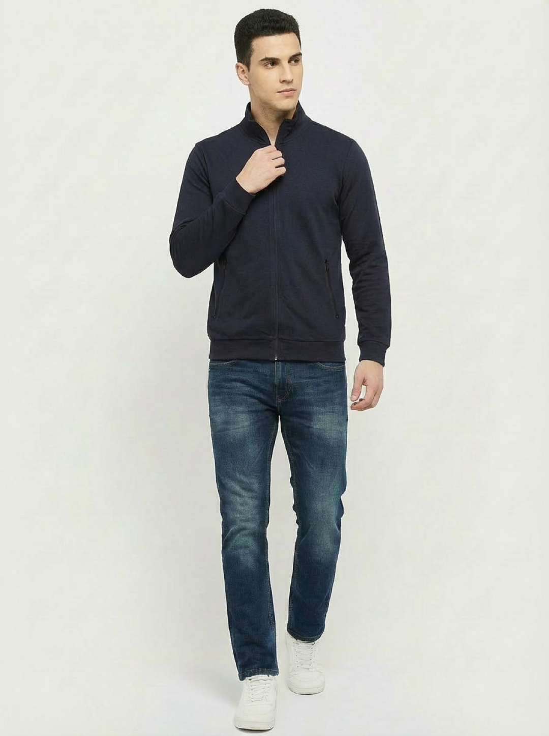 CMP Man Zip Jacket Navy Blue