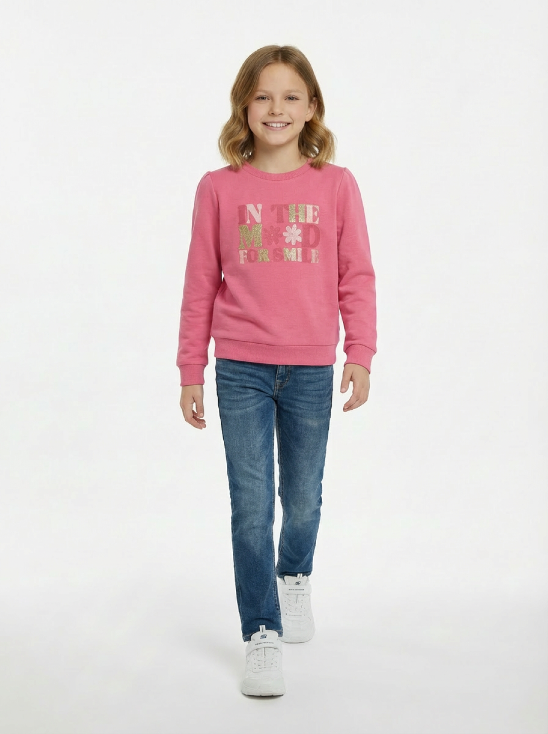 TAFE O LOIEL Girl's Sweatshirt Rose