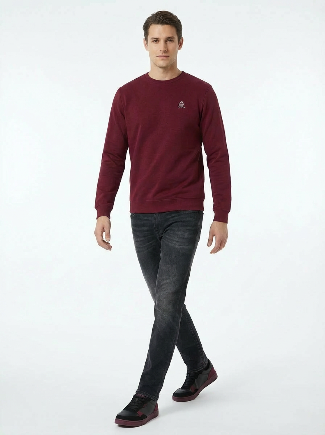Admiral Men's Sweatshirt Maroon
