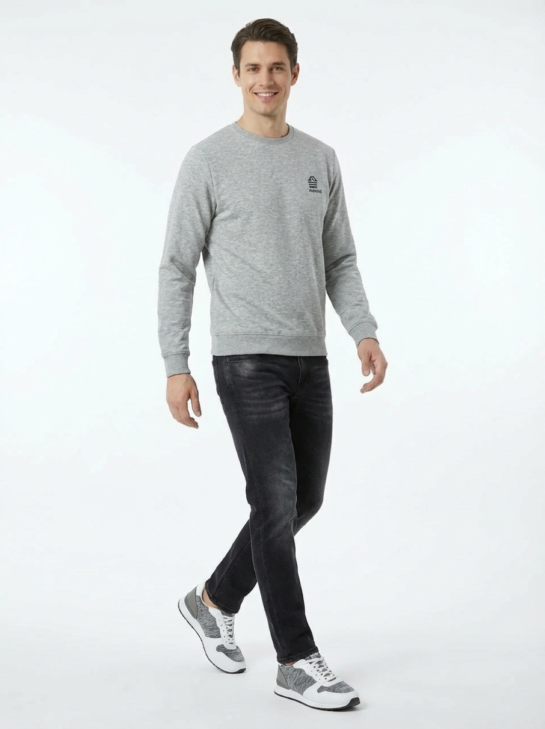 Admiral Men's Sweatshirt Ash Heather