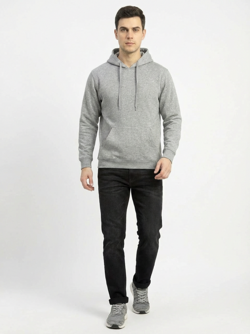 Hero Unisex Hoodie Sport Grey