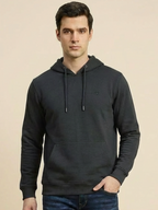 Van Heusen Man Hoodie Grey Navy