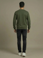 Allen Solly Man Sweatshirt Olive
