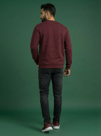 Allen Solly Man Sweatshirt Maroon