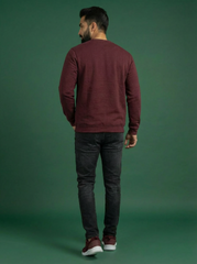 Allen Solly Man Sweatshirt Maroon