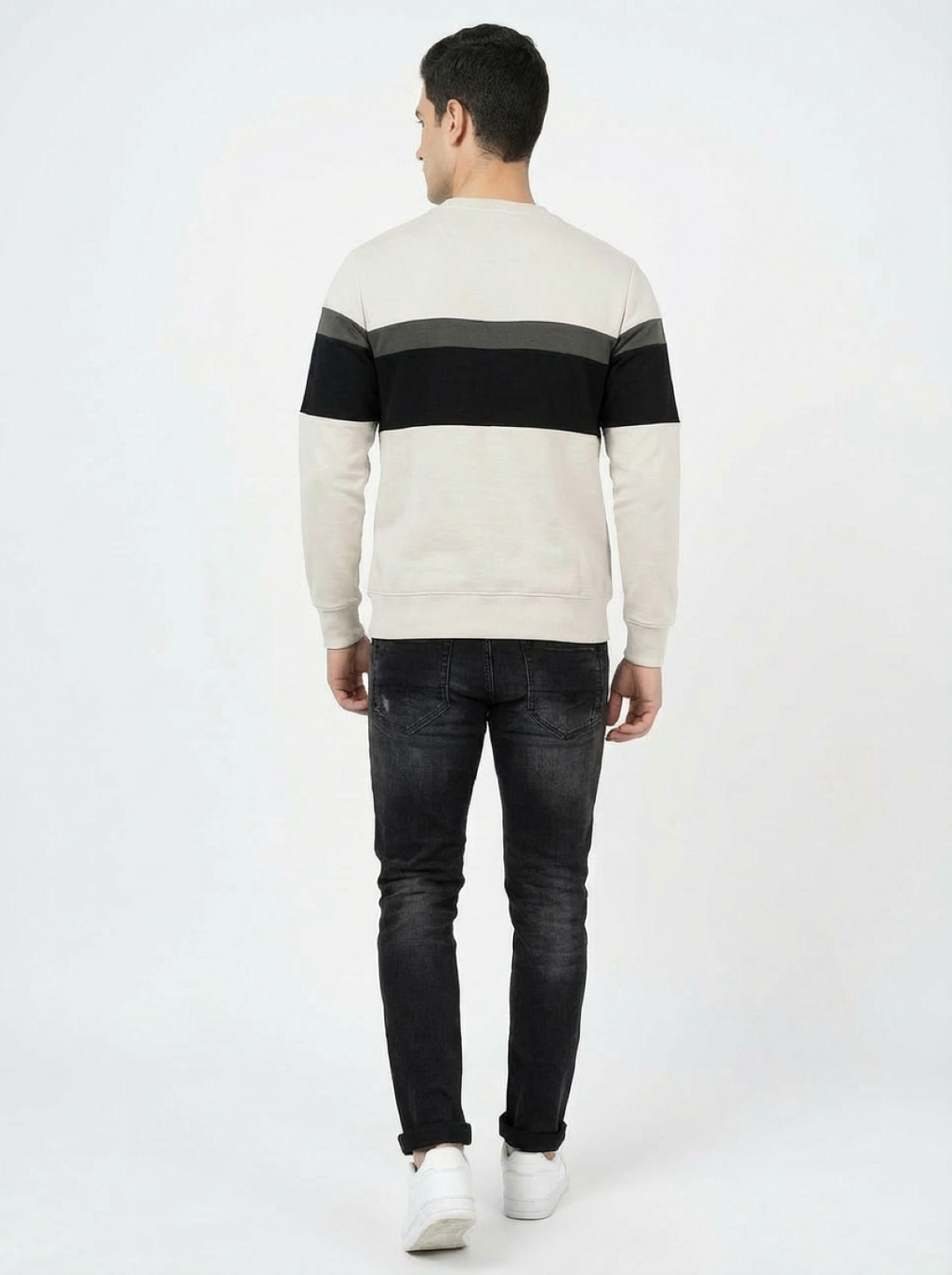 Clyton Man Sweatshirt White