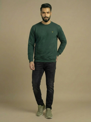 Allen Solly Man Sweatshirt Bottle Green