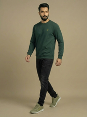 Allen Solly Man Sweatshirt Bottle Green