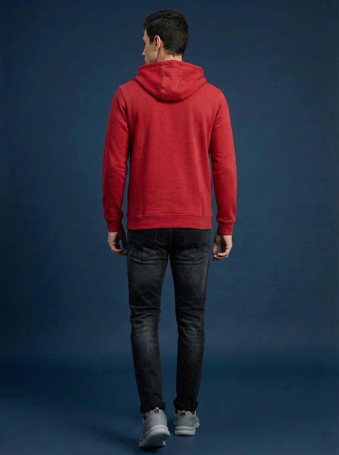 Van Heusen Man Hoodie Red