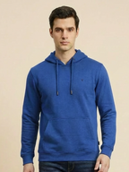 Van Heusen Man Hoodie Royal Blue