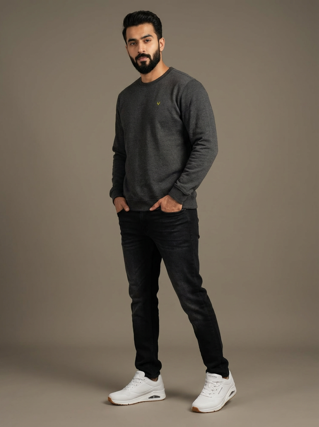 Allen Solly Man Sweatshirt Grey