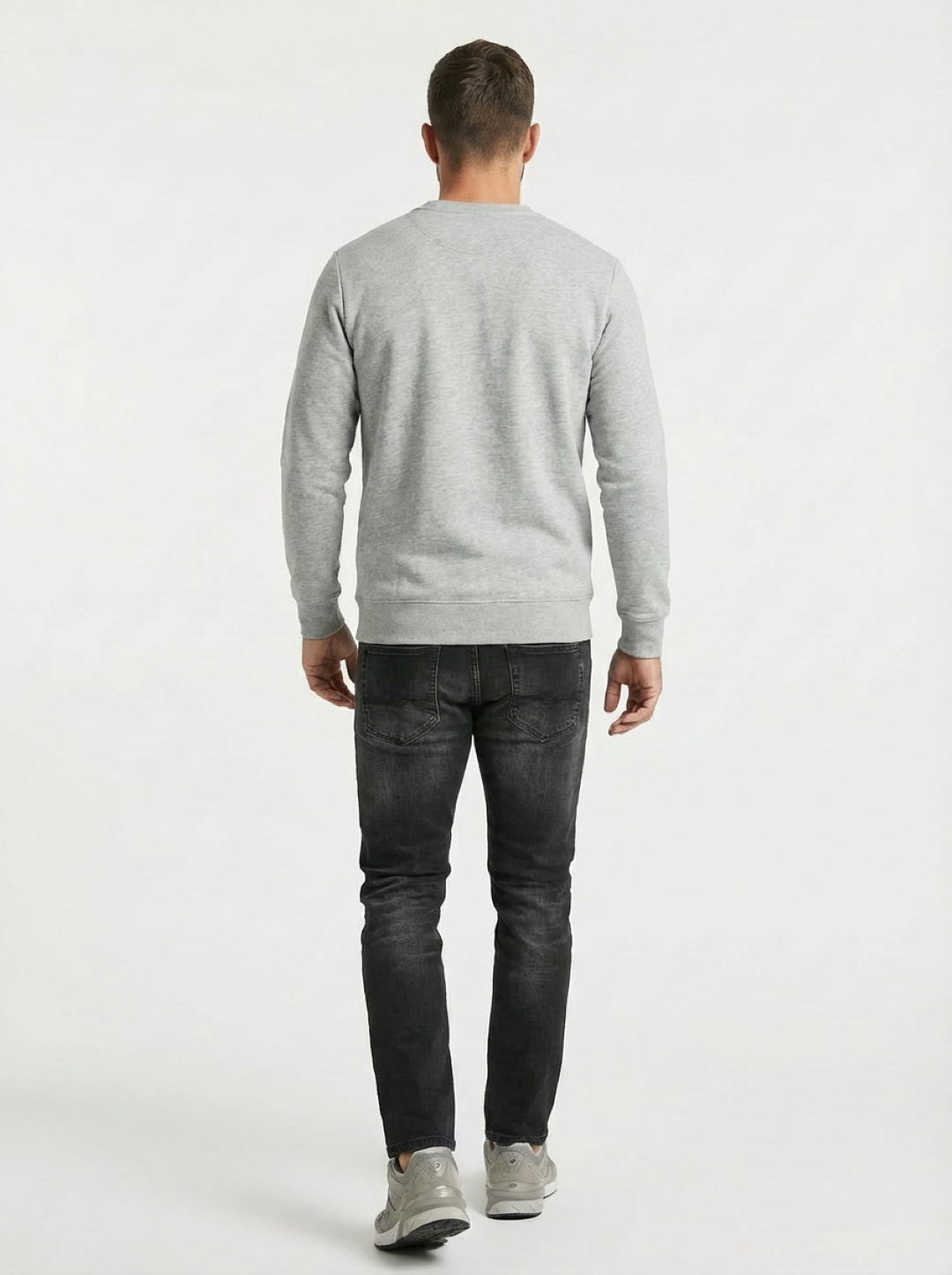 Sik Silk Man Sweatshirt Grey Melange
