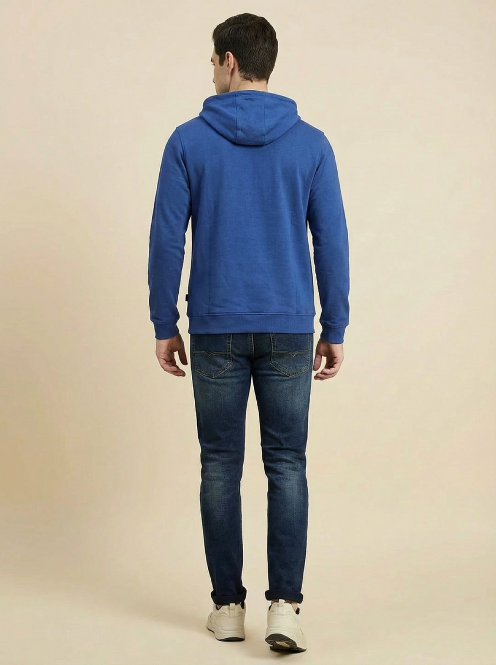 Van Heusen Man Hoodie Royal Blue