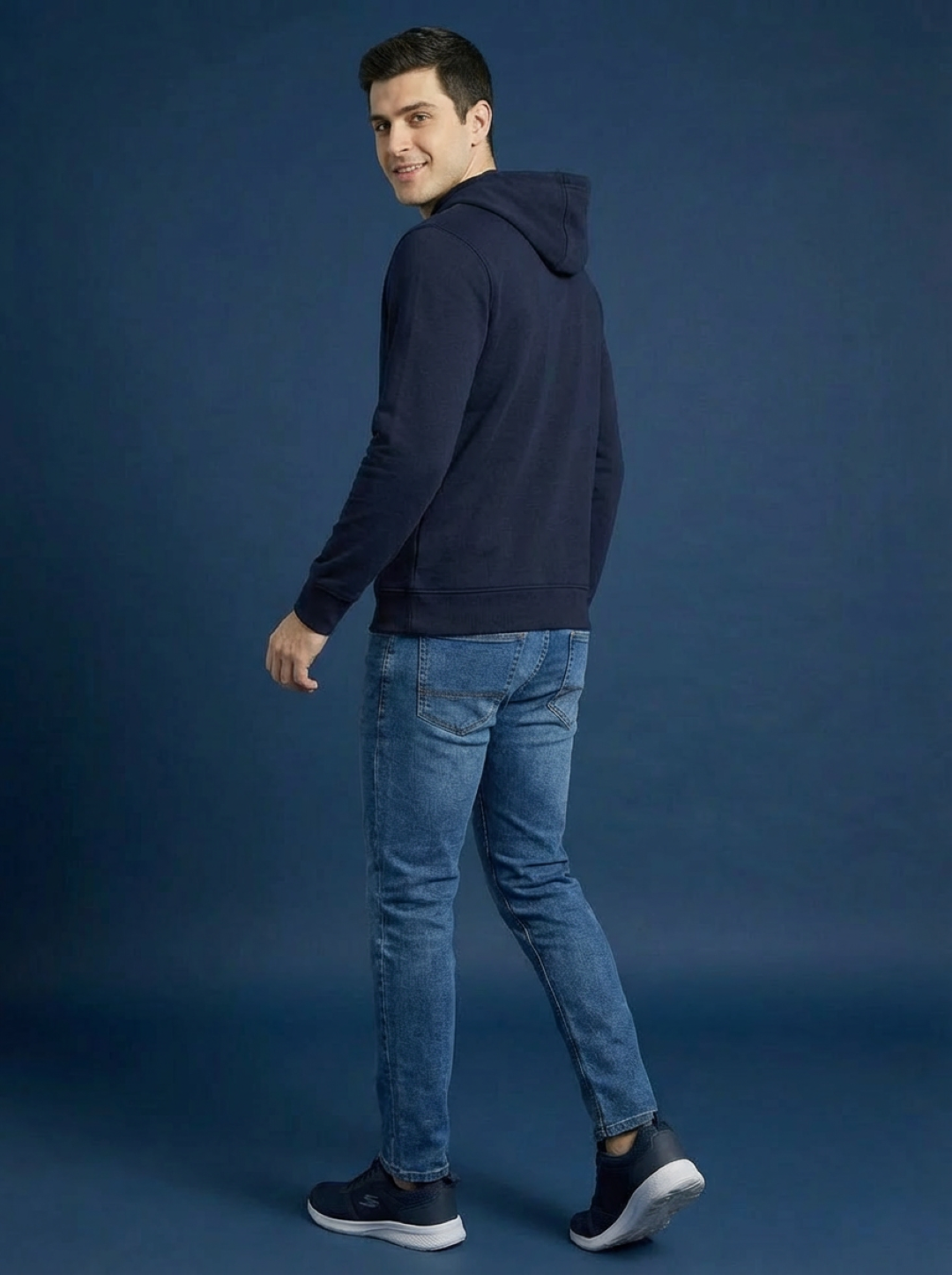 River Island Man Hoodie Black