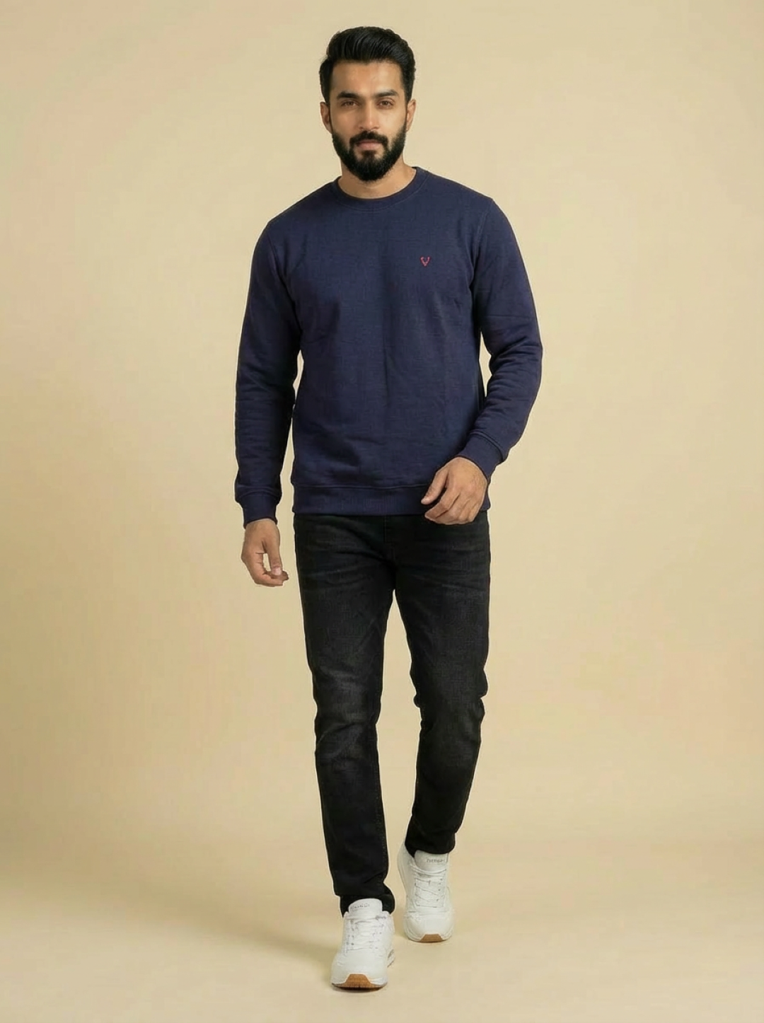 Allen Solly Man Sweatshirt Violet Navy