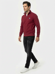Il Granchio Man Zip Jacket Red