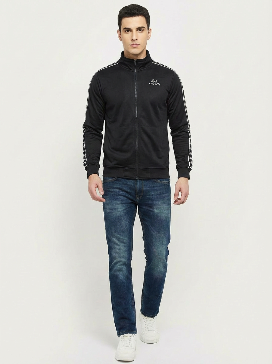 Kappa Man Zip Jacket Black