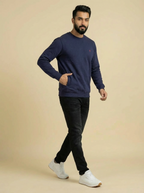 Allen Solly Man Sweatshirt Violet Navy