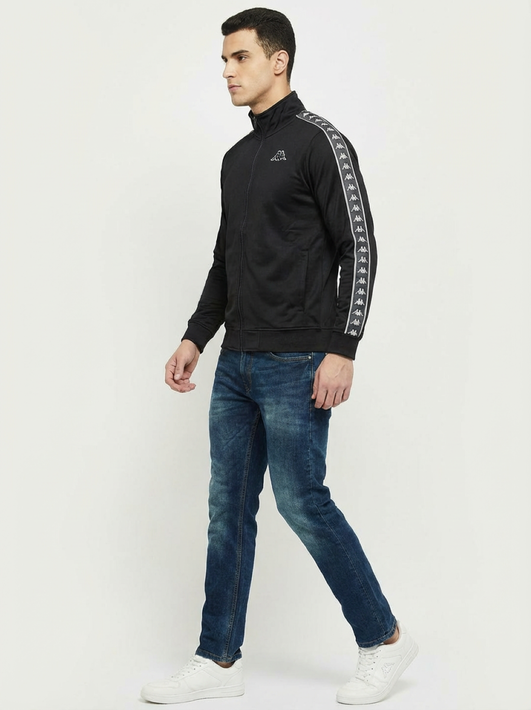 Kappa Man Zip Jacket Black