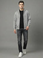 ATC Man Zip Hoodie Grey