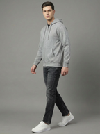 ATC Man Zip Hoodie Grey