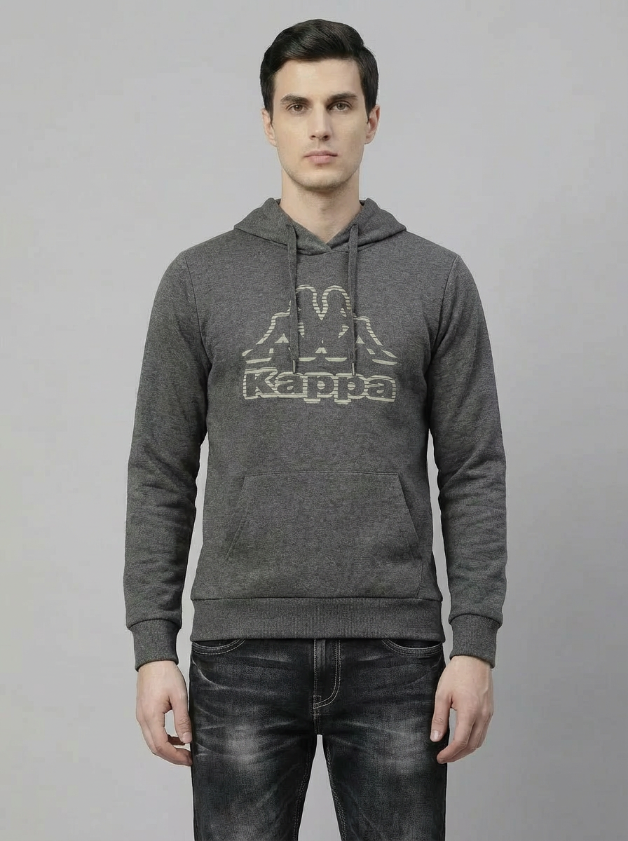 Kappa Man Hoodie Sport Grey