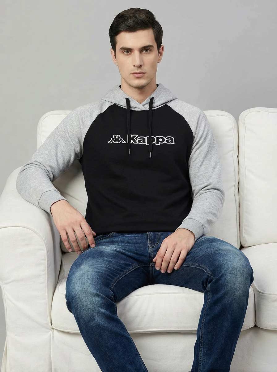 Kappa Man Hoodie Black