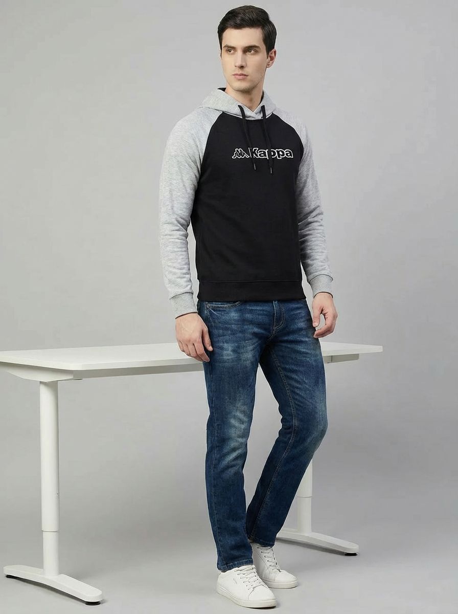 Kappa Man Hoodie Black