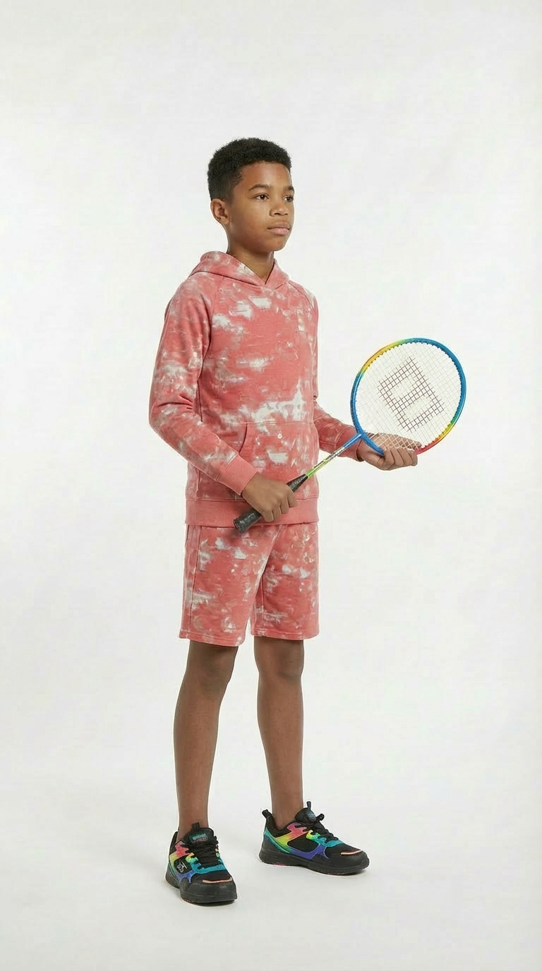 Adult Girls & Boys Unisex Set Coral