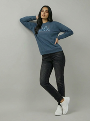 Kappa Ladies Sweatshirt Teal Blue