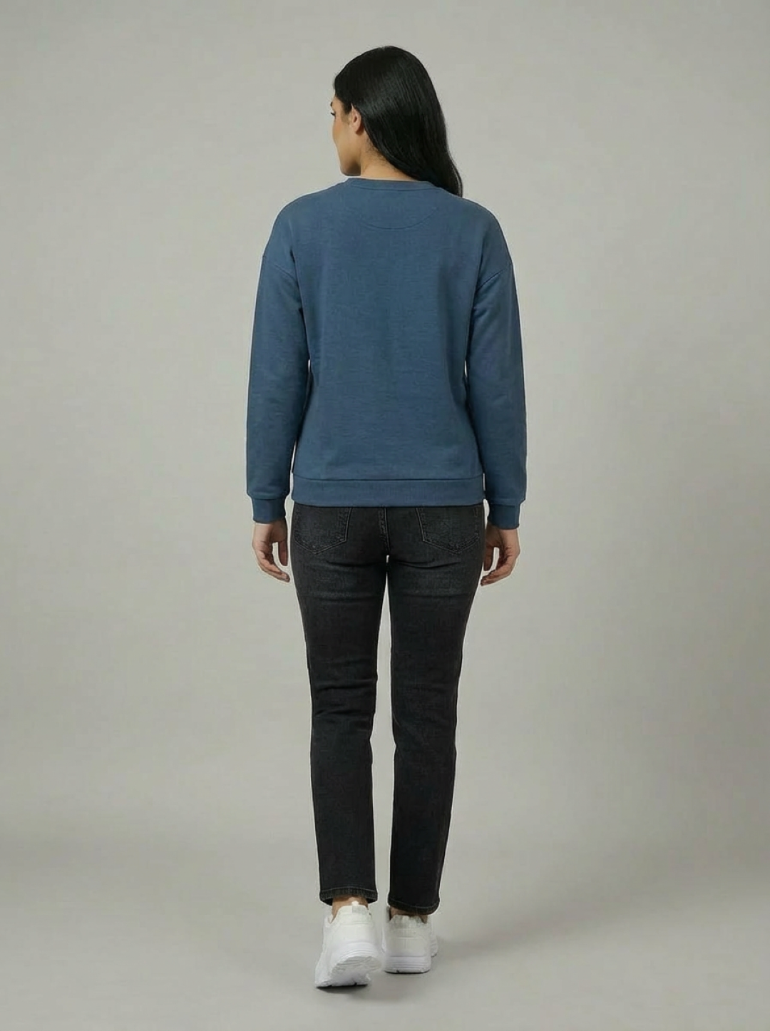 Kappa Ladies Sweatshirt Teal Blue