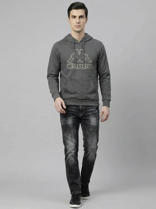 Kappa Man Hoodie Sport Grey
