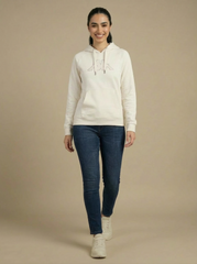 Kappa Ladies Hoodie White