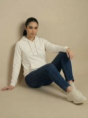 Kappa Ladies Hoodie White