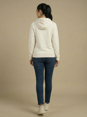 Kappa Ladies Hoodie White