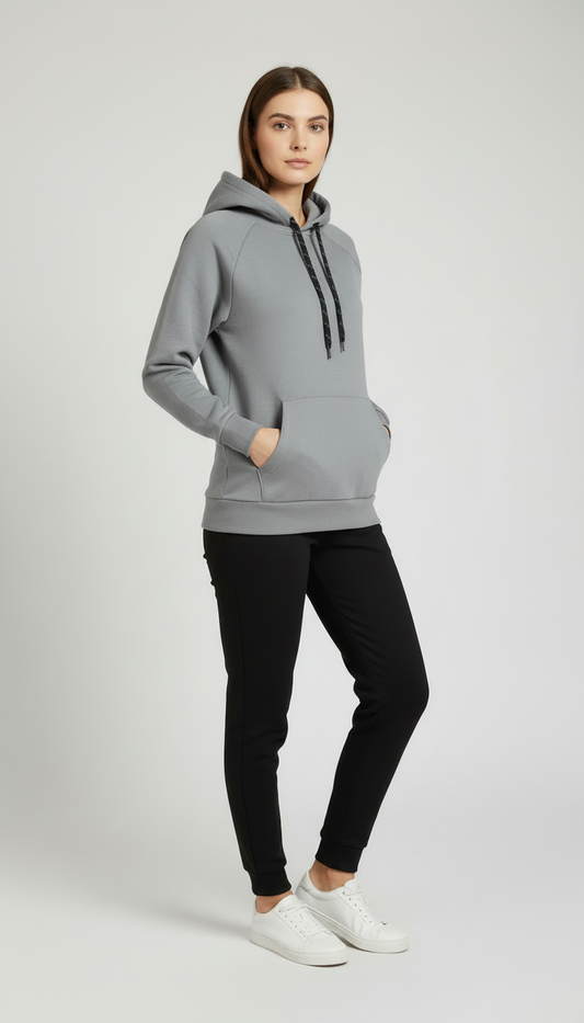 Zelos Unisex Hoodie Gray